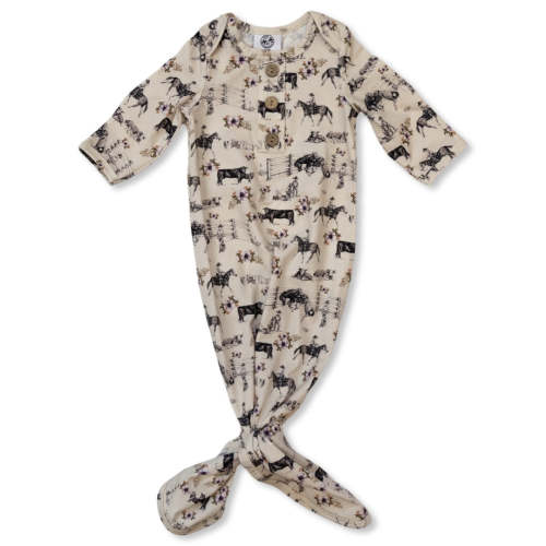 Western Serenity Sleep Gown – Cowkid Clothing Company
