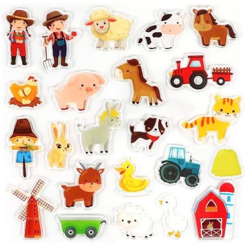 Tevxj Farm Animals Window Cling