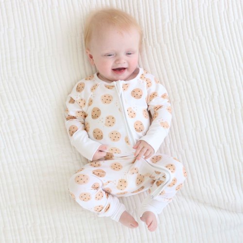 Cookie Crumble Convertible Zip Romper