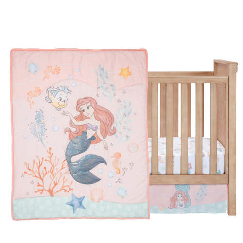 Disney Baby The Little Mermaid 3-Piece Baby Crib Bedding Set – Lambs & Ivy