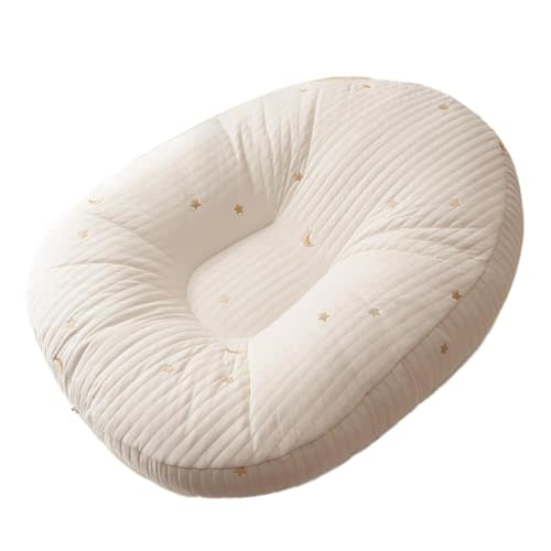 2025 Soft Lounger Pillow - Breathable Cotton Nest with Ergonomic Support, Comfortable Sleeper with Anti-Reflux Design, Cozy Essential and Gift Body Positioner (A)