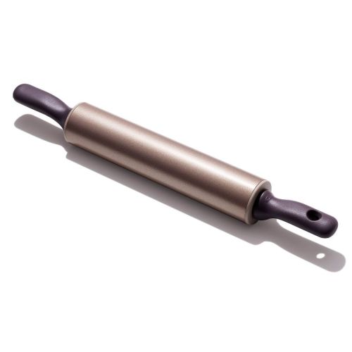 OXO Non Stick Rolling Pin: Stainless Steel, Dishwasher-Safe, 18.5" Length, Handled for Baking
