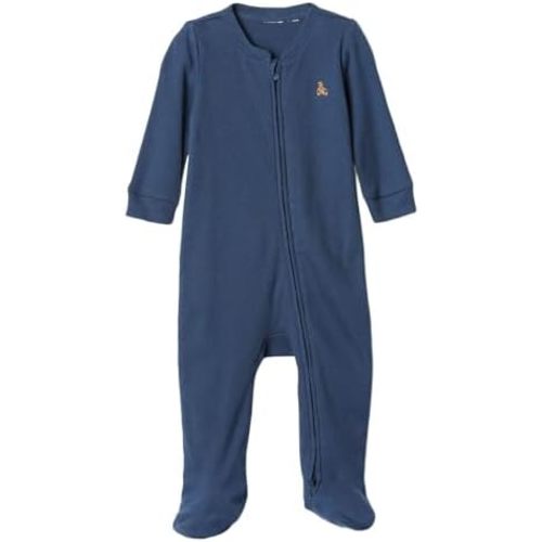 GAP Unisex Baby Two Way Zip Footed One-piece Outfit