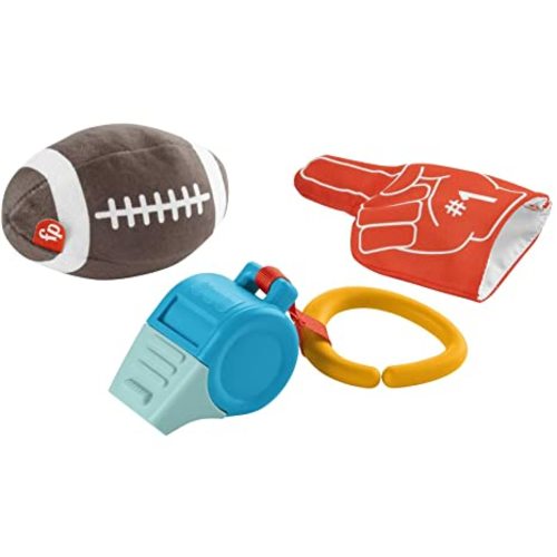 Fisher-Price Tiny Touchdowns Gift Set, Football Themed Infant Toys & Teether for Babies Ages 3 Months & Up, Multi, 9 Count - Football Sunday