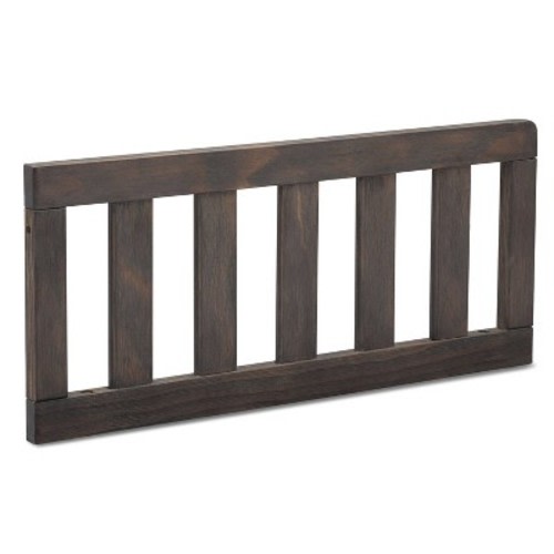 Delta Children Toddler Guardrail - 701725 Greenguard Gold Certified, Color: Rustic Gray