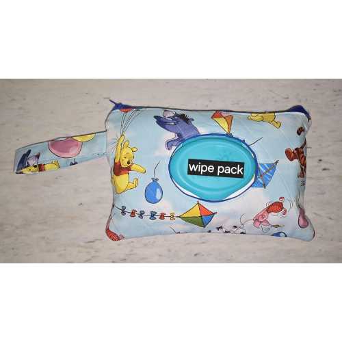 Baby Wipe Wristlet Bag Pooh, Bluey, Princess, Toy Story