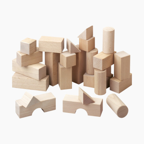 HABA 26 Piece Wooden Blocks Starter Set