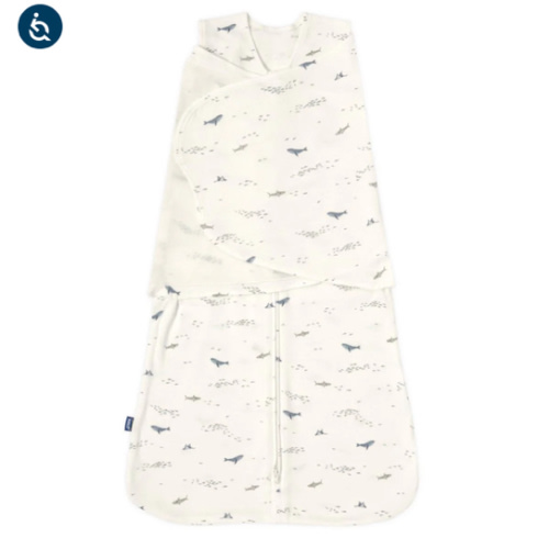 Ocean Life Cotton Swaddle | HALO