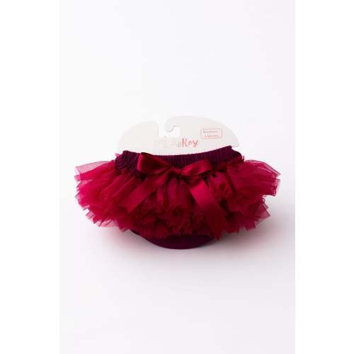 Maroon Ruffle Tutu Bloomer