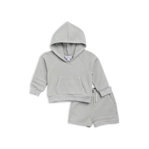 Boys' Striped Hoodie & Shorts Set - Baby