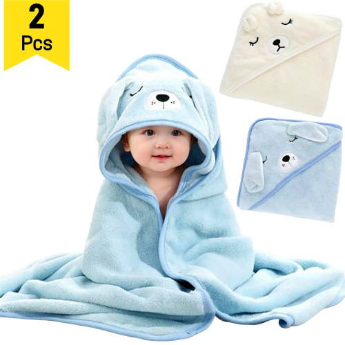 2 Pack Hooded Baby Towels