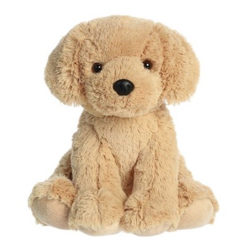 Aurora Medium Golden Lab Cuddly Stuffed Animal 11.5"