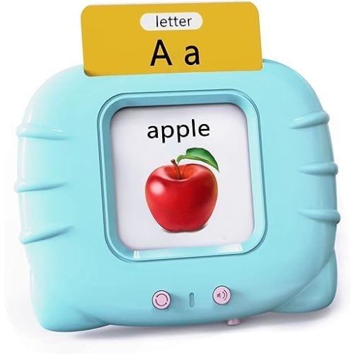 Lapare Audible Learning Toy with Music for Toddler Age 1 2 3 4 5, 520 Sight Words Flash Cards Kindergarten Toy for Boys to Learn Alphabet Number Color Shapes and More