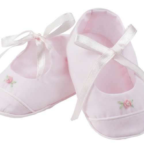 Girls Rose Garden Collection Ribbon Booties | Feltman Brothers
