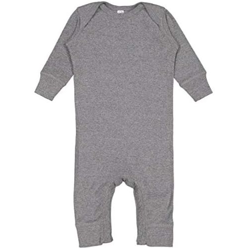 RABBIT SKINS Baby Long Sleeve Long Leg Bodysuit Boy & Girl | Newborn 0-3 to 24 Months