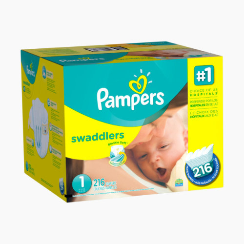Pampers Swaddlers Diapers - 1 (216 count)
