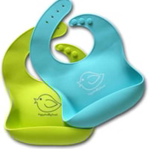 Happy Healthy Parent Silicone Bibs 2-pack