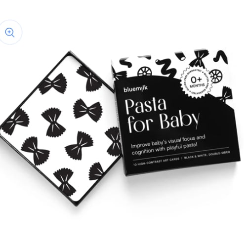 Pasta for Baby High-Contrast Art Cards – Chunky Deli