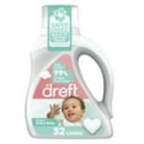 Dreft Active Baby Liquid Laundry Detergent, Sensitive Skin, Hypoallergenic, 32 Loads, 46 fl oz