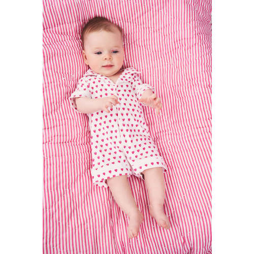 Infant Hearts Polo Onesie