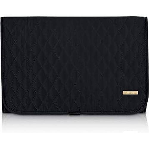 Portable Diaper Changing Pad Stylish & Chic by AMILLIARDI for Travel w/Baby, Infant & Newborn, Changing Mat Portable (Black)