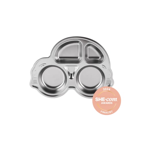 Stainless Steel Divided Car Plate with Suction (Australia)