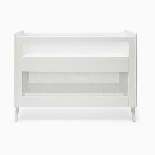 Halo 3-in-1 Breathable Mesh Convertible Crib with Conversion Kit - White