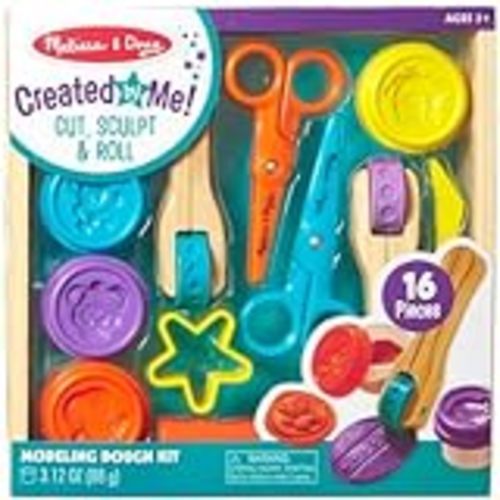 Amazon.com: Melissa & Doug Clay Play Activity Set - With Sculpting Tools and 8 Tubs of Modeling Dough - Arts And Crafts For Kids, Clay Kits For Ages 3+ : Toys & Games
