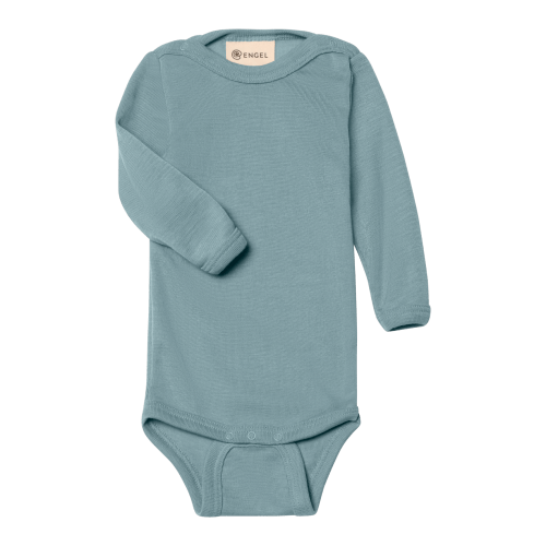 Long sleeve wool/silk bodysuit