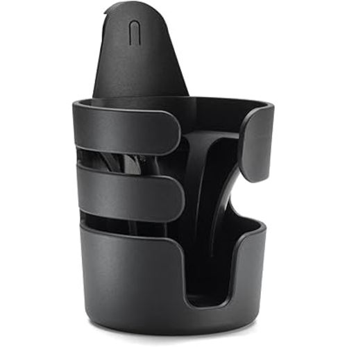 Bugaboo Stroller Cup Holder, Portable Cup Holder Keeps Drinks Securely Upright, Includes 3 Adapters for Compatibility with All Bugaboo Strollers, 1 Count (Pack of 1)