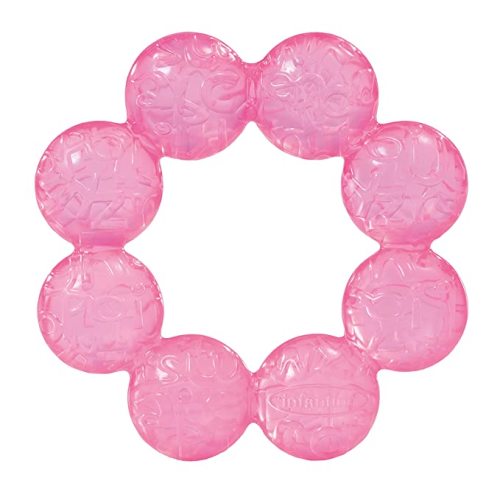 Infantino 3-Pack Water Teethers - 2 Pink + 1 Lime Set - 3 Pack - 2 Pink + 1 Lime