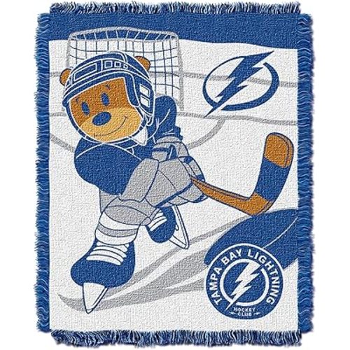 Officially Licensed NHL "Score" Woven Jacquard Baby Throw Blanket, Multi Color, 36" x 46"