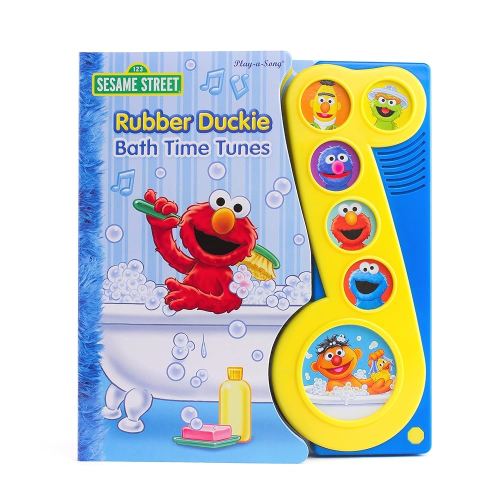 Sesame Street - Rubber Duckie Bath Time Tunes Sound Book - PI Kids (Play-A-Song)