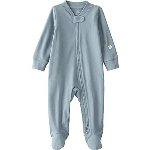 little planet by carter's unisex-baby Sleep and Play made with Organic Cotton, Light Blue, 3M