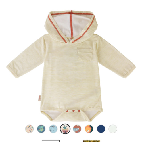 Baby Boy's Hooded Onesie | Certified UPF 50+ – UV Skinz®