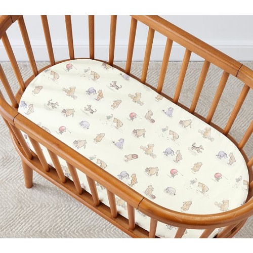 Disney Winnie the Pooh Organic Bassinet Pad Cover | Pottery Barn Kids