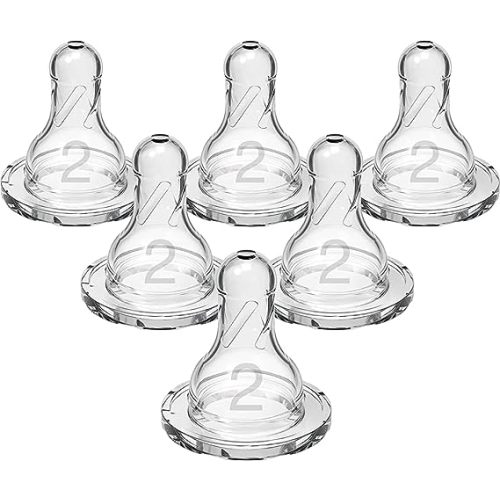 Dr. Browns 2 Natural Flow Level 2 Standard Nipple - 6 Count