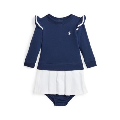 Baby Girls Woven Skirt Terry Dress & Bloomer