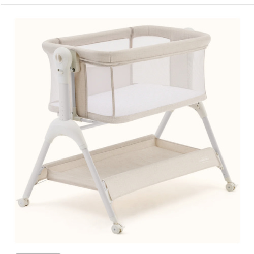 HARPPA Cuddly Sway | 3-in-1 Rocking Baby Bassinet & Bedside Sleeper with Anti-Reflux Mattress for Newborns | Attaches to Bed, Adjustable Height, Tool-Free Setup, Portable Wheels, CPSC Certified, Gentle Rocking Motion | Ideal for Infants, Safe Co-Sleeping