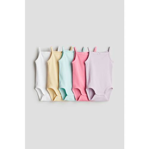 5-PACK COTTON BODYSUITS