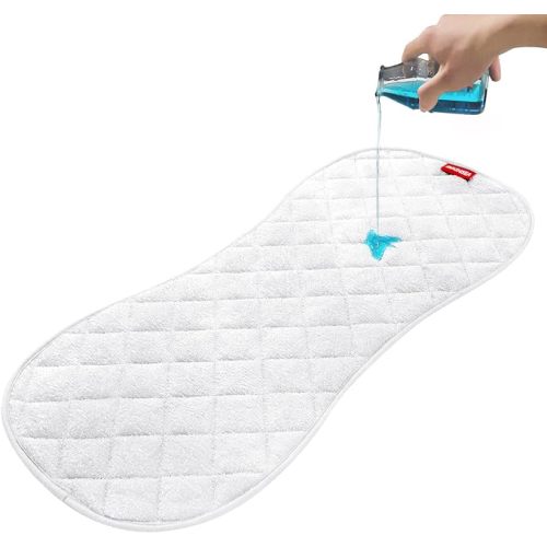 Moonsea Quilted Thicker Changing Pad Liner 3 Pack Waterproof, Fit for Changing Pad Liners are Warm On a Baby's Back Non-Slip Design Reusable Pads Machine Washable, White