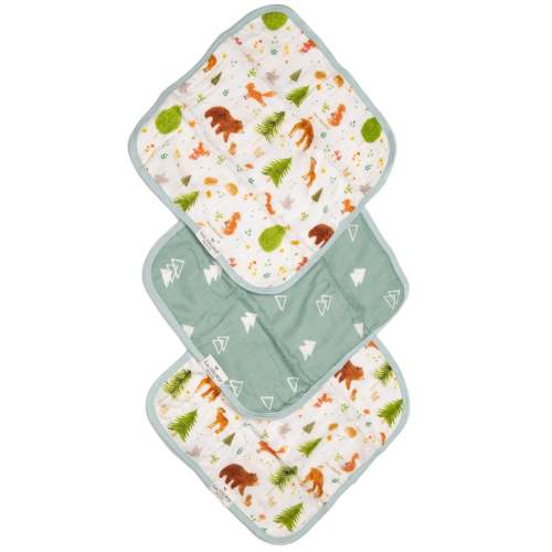 Washcloth Set - 3 Pack - Forest Friends