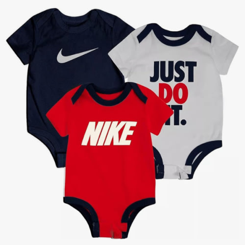 Nike Jordan Baby Assorted Bodysuits 3 Pack