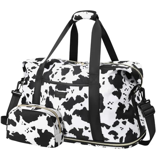 Expandable Travel Duffle Bags Weekender Overnight Bags for Women Men Hospital Bag for Women Labor Delivery with Toiletry Bag Waterproof