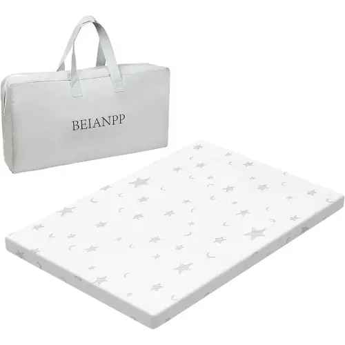 Pack and Play Mattress Pad 38"x26"x1.5", Soft Breathable Waterproof Cover, Baby Pack N Play Mattresses Topper