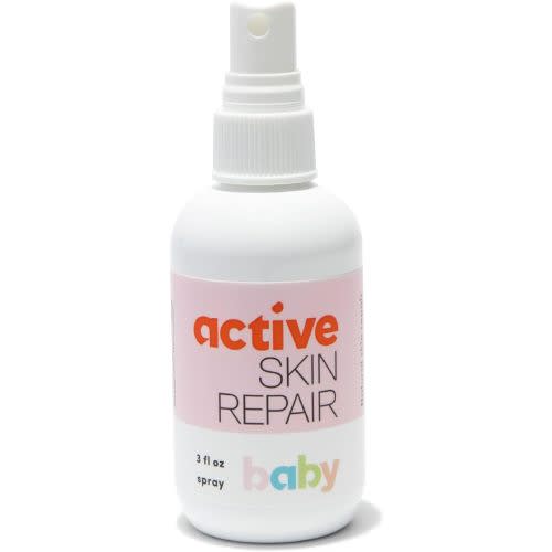 Active Skin Repair Natural, Non-Toxic, No Sting Baby Spray First Aid Safe For Use on Diaper Rash, Baby Acne, Eczema, Cuts, Wounds, Scrapes, and Other Skin Irritations (3 oz. Spray)