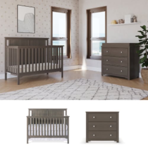 Cottage Flat Top 2-Piece Nursery Set