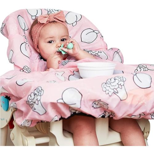 grabease Allover Waterproof Bib for Self-Feeding Infants and Toddlers, Machine Washable, Ages 6-24 Months