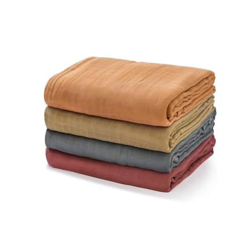 Momcozy Muslin Swaddle Blankets for Baby Boys and Girls, 4-Pack Breathable and Skin-Friendly Receiving Blanket Wrap, Baby Essentials, Registry & Gift, 47 x 47 inches