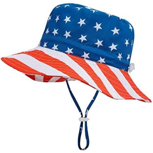 Baby Boy Sun Hat Baby Hats UPF 50+ Toddler Sun Hat Infant Sun Hats Kids Beach Summer Adjustable Bucket Hat